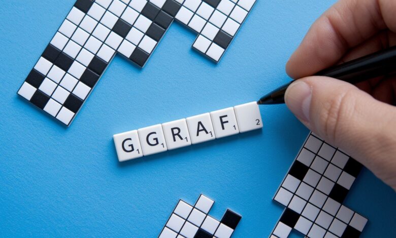Graf Below a Headline Crossword Clue