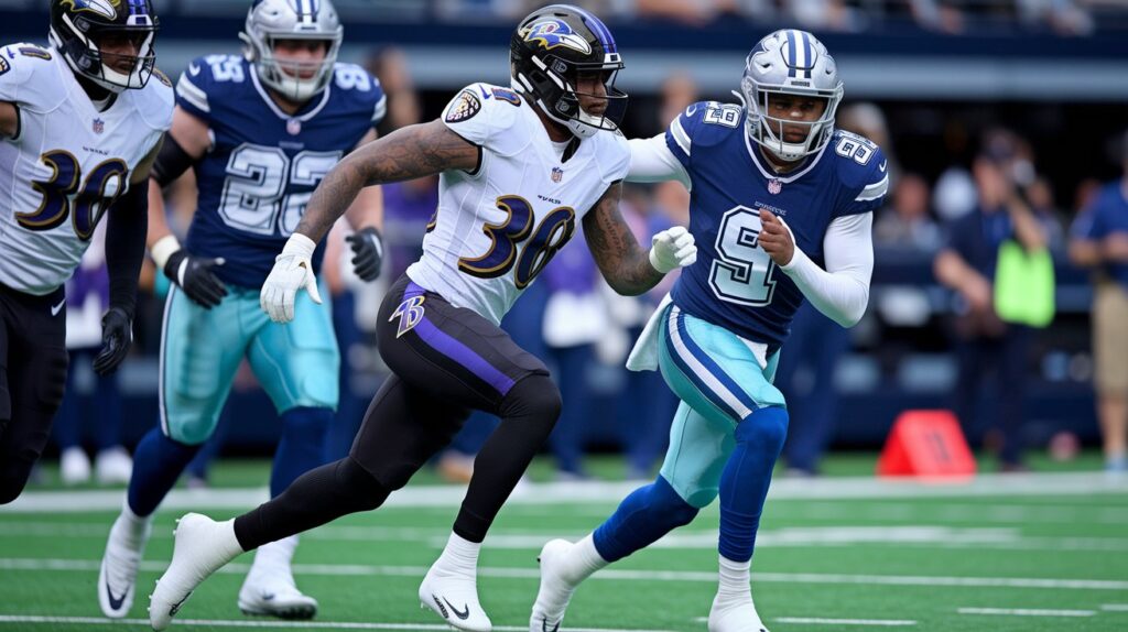 Baltimore Ravens vs Dallas Cowboys Match Player Stats